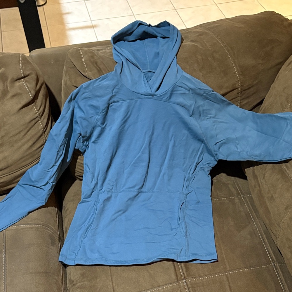 Prana Blue Hoodie Pullover